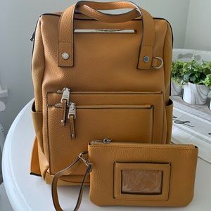 Steve Madden Backpack Purse with Matching Wristlet